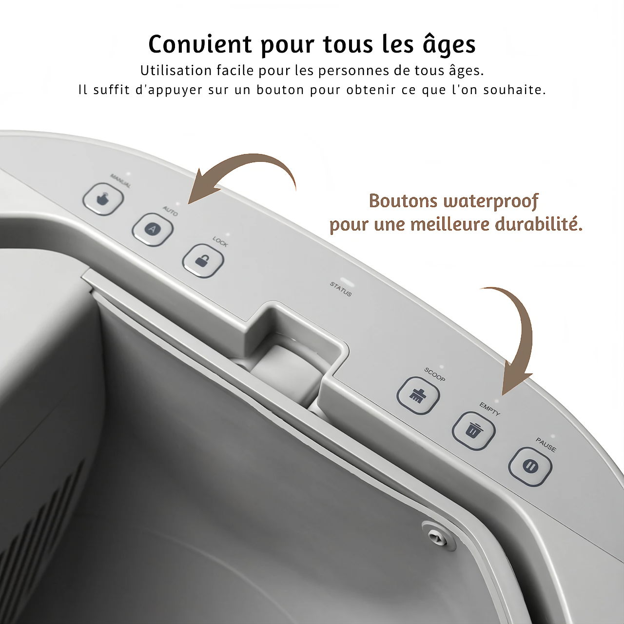 Litière automatique pour chat – autonettoyante, silencieuse et sans odeur