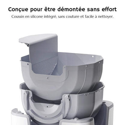 Litière autonettoyante pour chat – automatique, compacte et sans odeur – TeckFuroo One