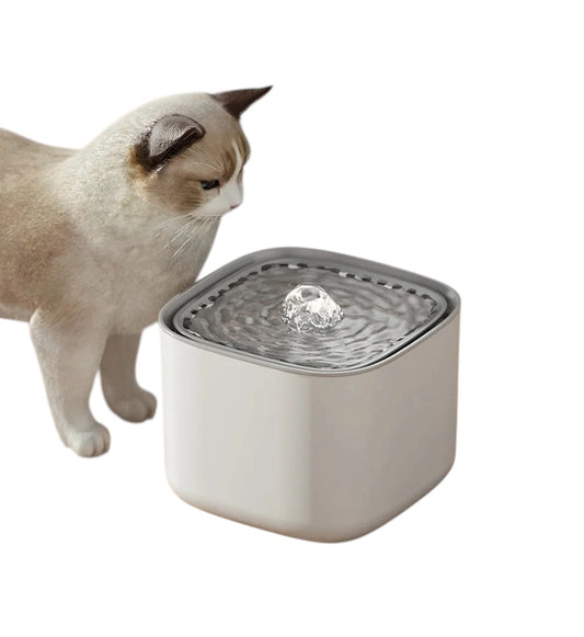 Fontaine à eau pour chat 3L - silencieuse, filtrante - TeckHydra Lite