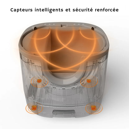 Litière automatique pour chat – autonettoyante, silencieuse et sans odeur – TeckFuroo