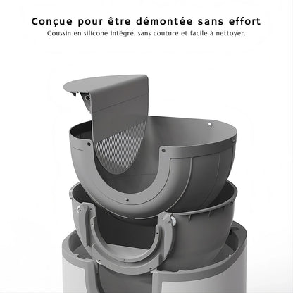 Litière automatique pour chat – autonettoyante, silencieuse et sans odeur – TeckFuroo